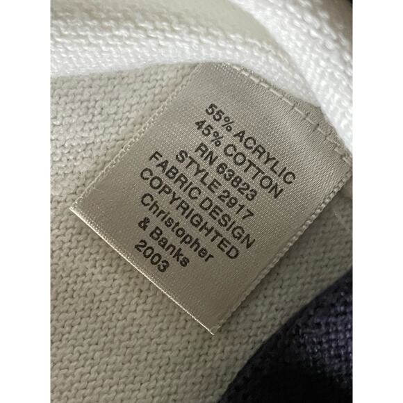 Christopher & Banks Y2K Stripe Colorblock Knit Top Medium - Picture 5 of 6